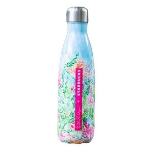 Lilly Pulitzer X Starbucks Sirens Calling Mermaid Water Bottle